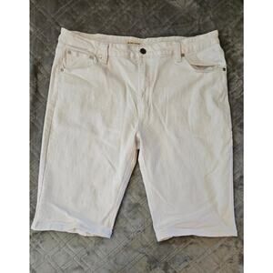 White Shorts Men BLIND TRUST Washed Denim Shorts SIZE 44